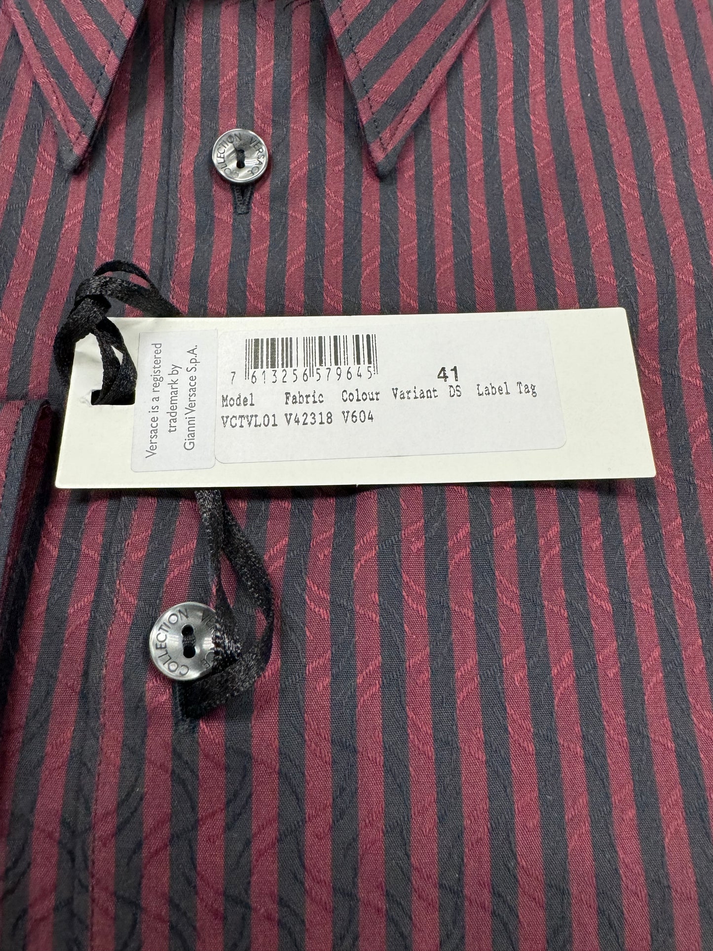 Versace Striped Dress Shirt