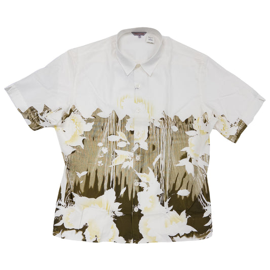 Versace Flowers Short Sleeve Shirt