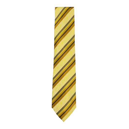 Yellow & Gold Paisley Tie