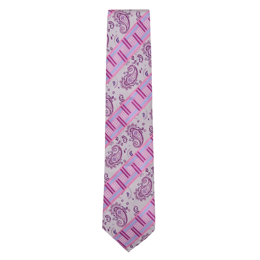 Pink Paisley Tie
