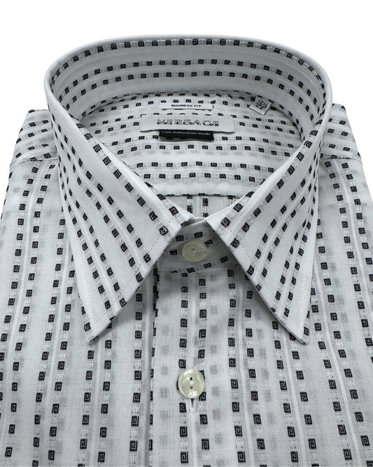 Versace Meander Lines Dress Shirt