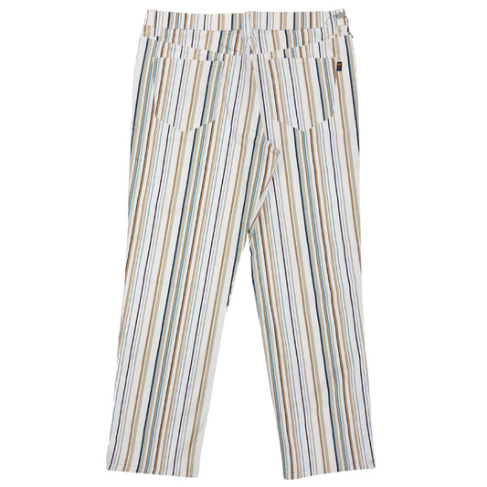 Versace Colored Pinstripe Pants