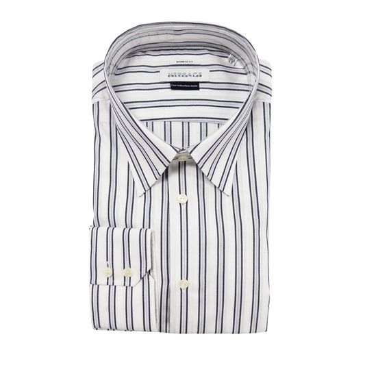 Versace Striped Dress Shirt White
