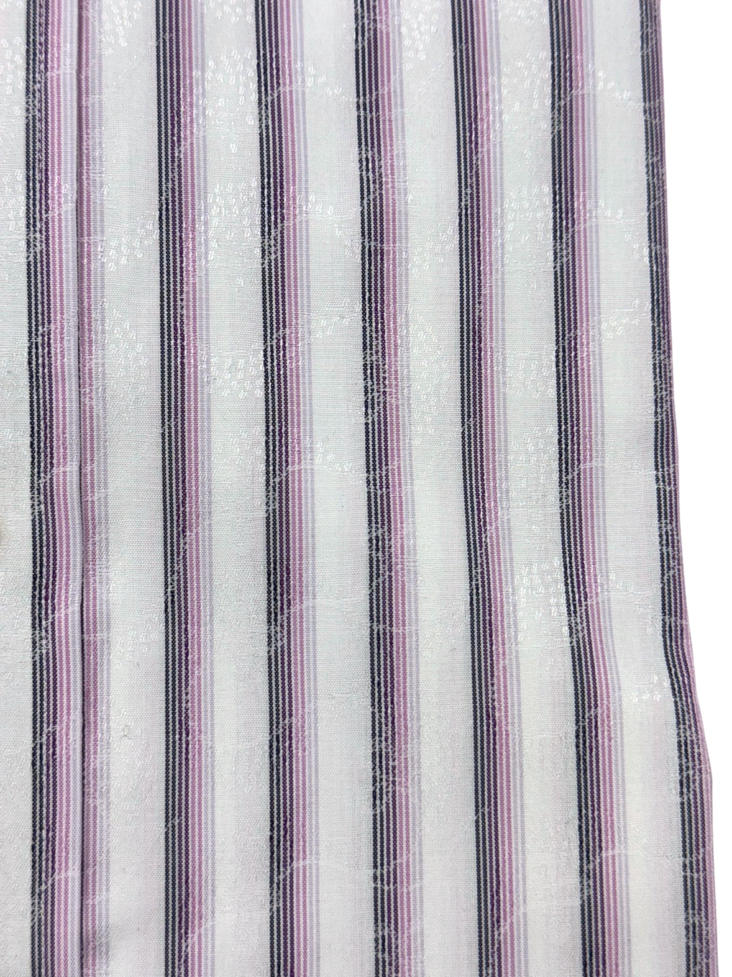 Versace Striped Floral Detail Dress Shirt