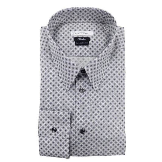 Versace Speckled Patterned Dress Shirt