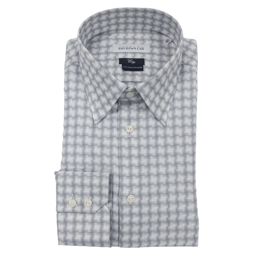 Versace Micro Checkered Dress Shirt
