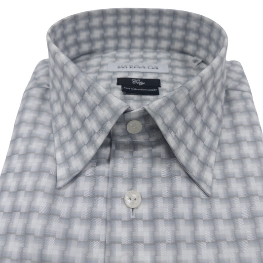 Versace Micro Checkered Dress Shirt