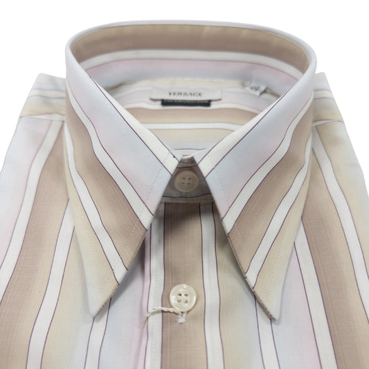 Versace Pastel Stripes Dress Shirt