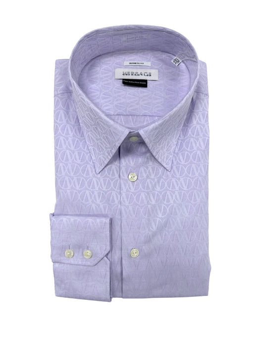 Versace V Circle Dress Shirt Pink