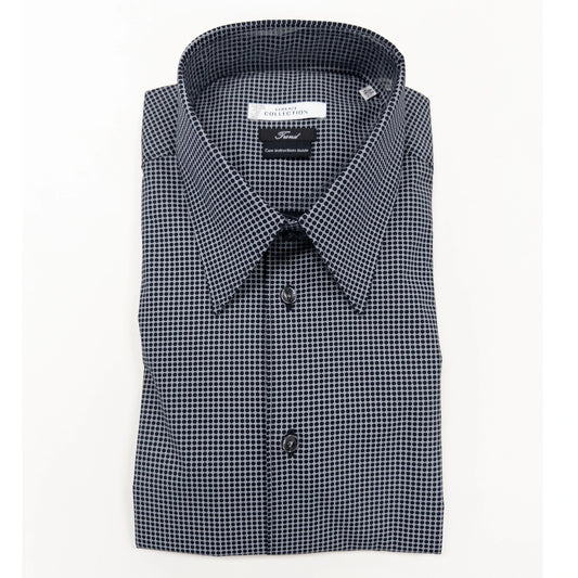 Versace Grey Dotted Dress Shirt