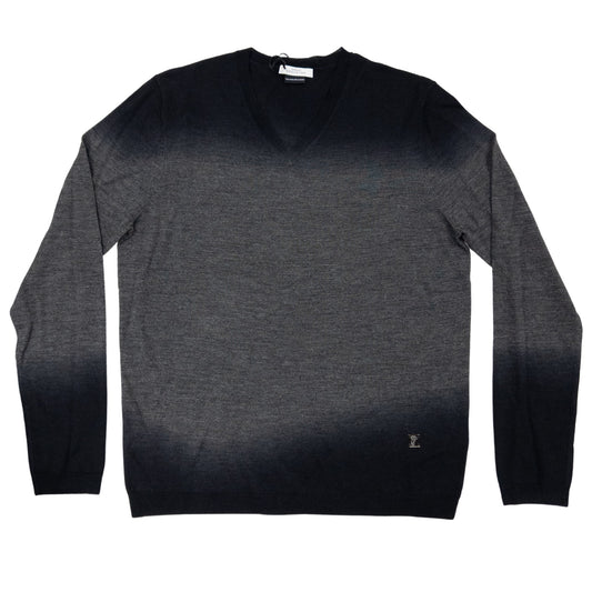 Versace Faded V-Neck Sweater
