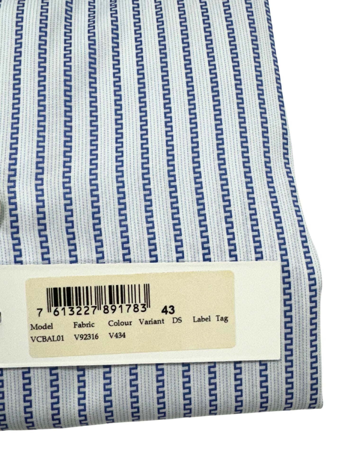 Versace Meander Striped Dress Shirt